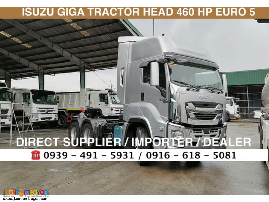 ISUZU GIGA 10 WHEELER TRACTOR HEAD 460HP EURO 5