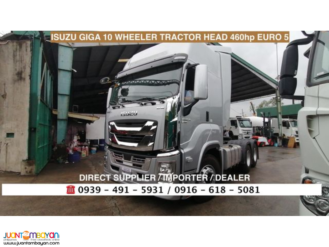 ISUZU GIGA 10 WHEELER TRACTOR HEAD 460HP EURO 5