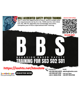 BBS Training Safety Officer Training Behavior Based Safety SO3 SO2 SO1