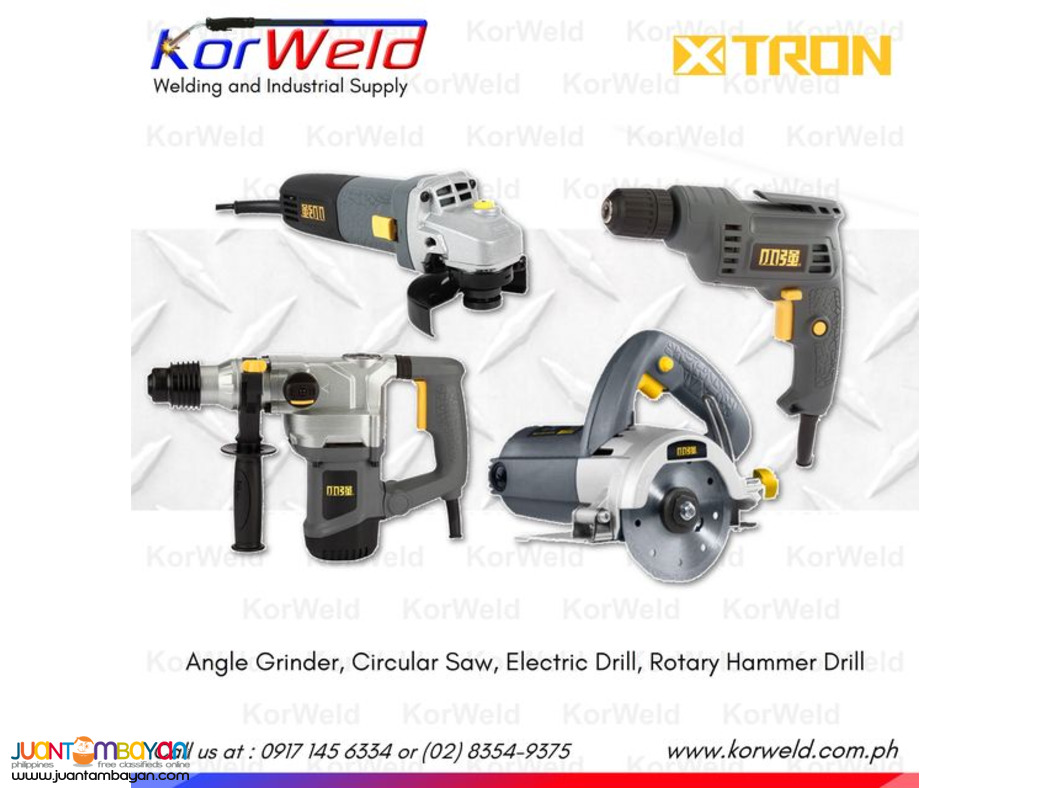 Angle Grinder, Circular Saw, Electric Drill, etc.