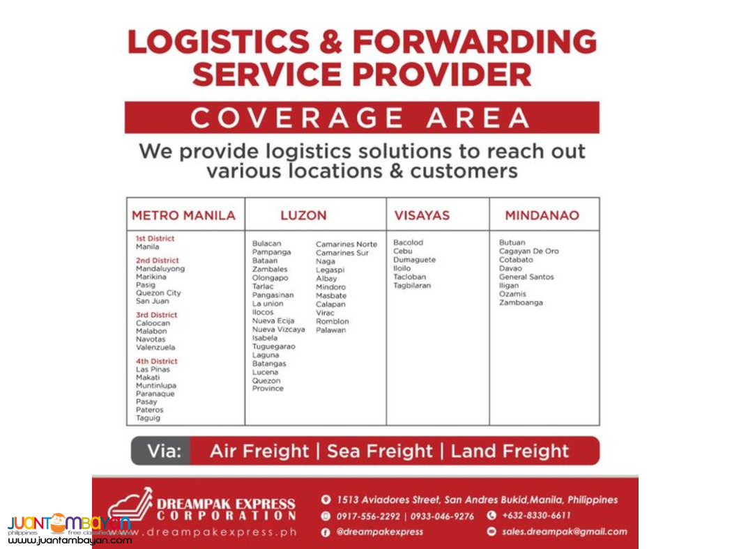 CARGO FORWARDING SERVICE PROVIDER