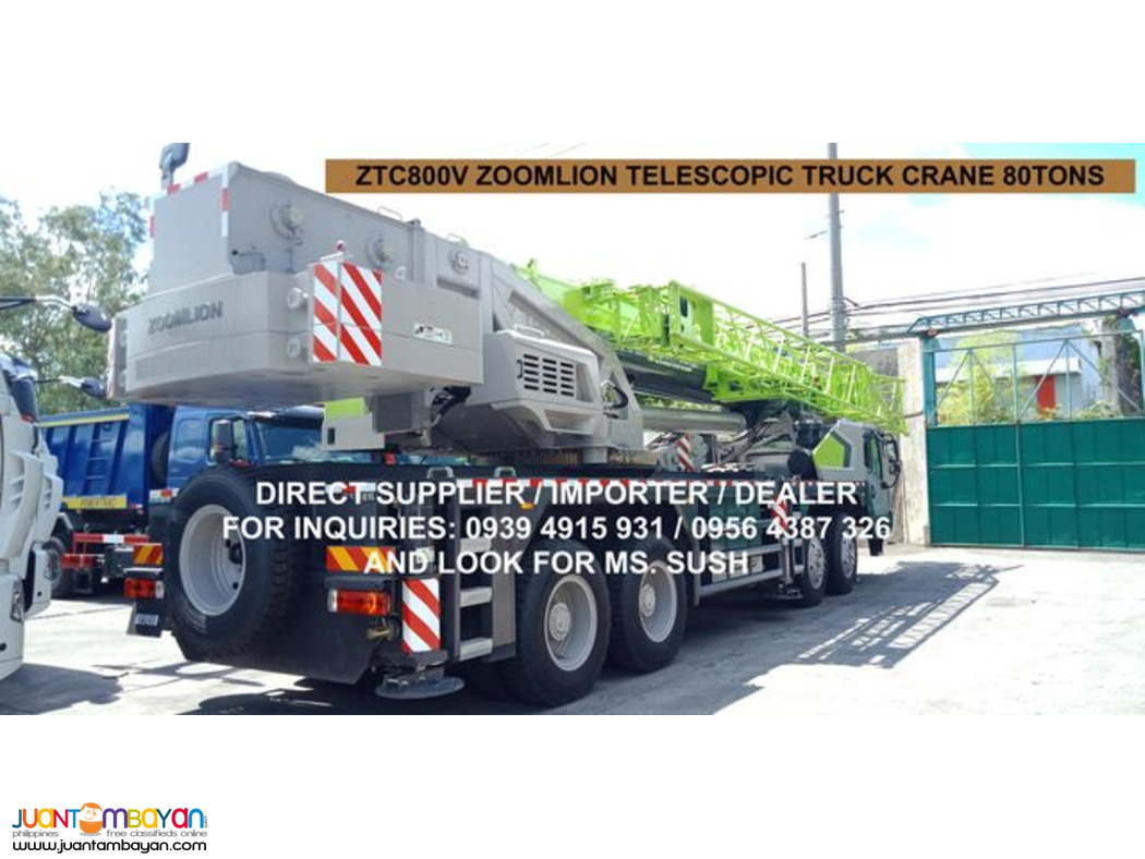 zoomlion 80tons Mobile crane / truck crane for sale