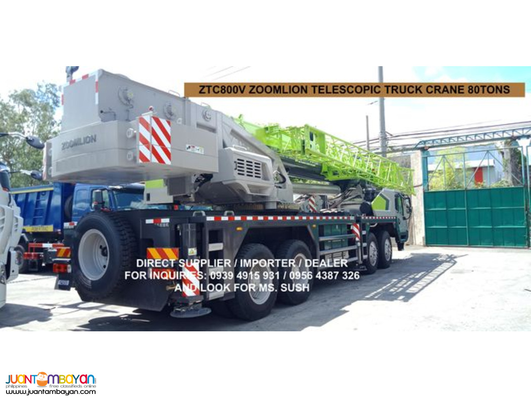 zoomlion 80tons Mobile crane / truck crane for sale