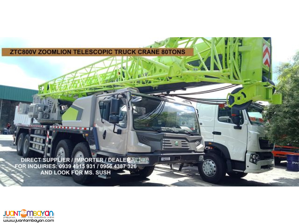 zoomlion 80tons Mobile crane / truck crane for sale