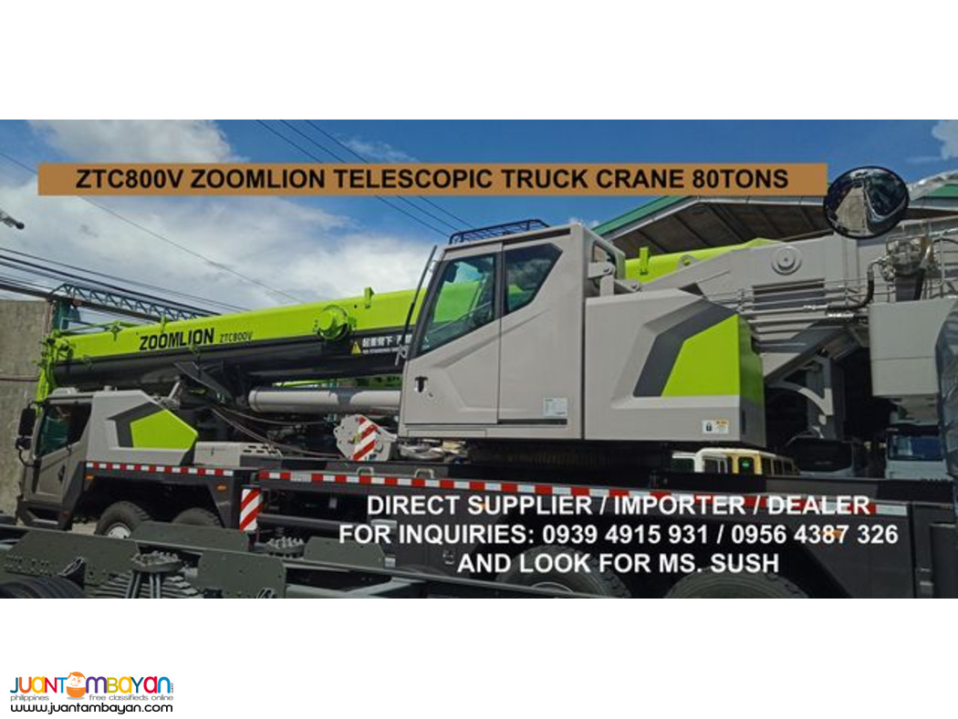 zoomlion 80tons Mobile crane / truck crane for sale