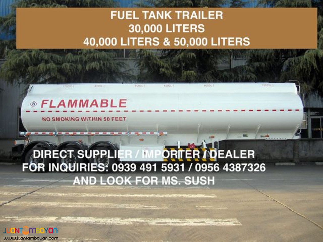 TRI- AXLE 30,000 LITERS FUEL TANK TRAILER FOR SALE