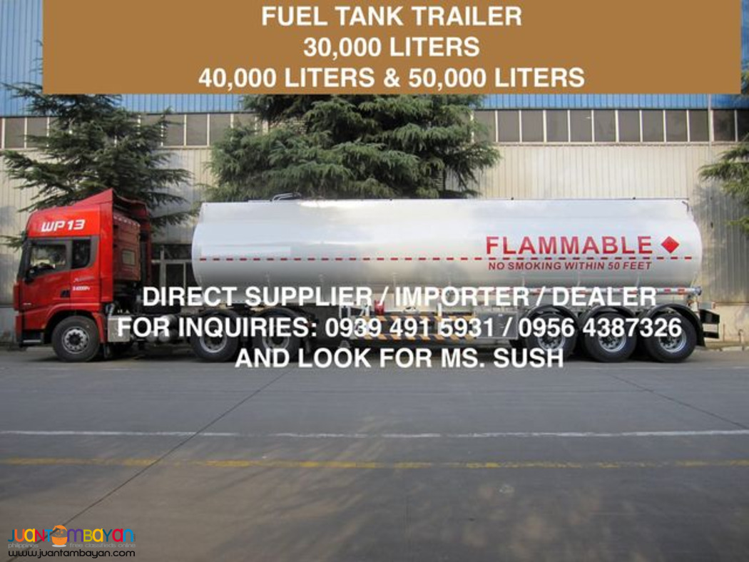 TRI- AXLE 30,000 LITERS FUEL TANK TRAILER FOR SALE