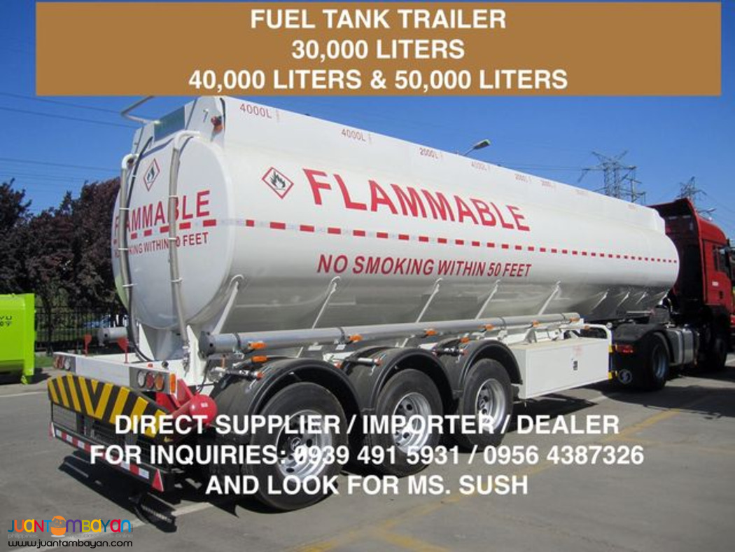 TRI- AXLE 30,000 LITERS FUEL TANK TRAILER FOR SALE