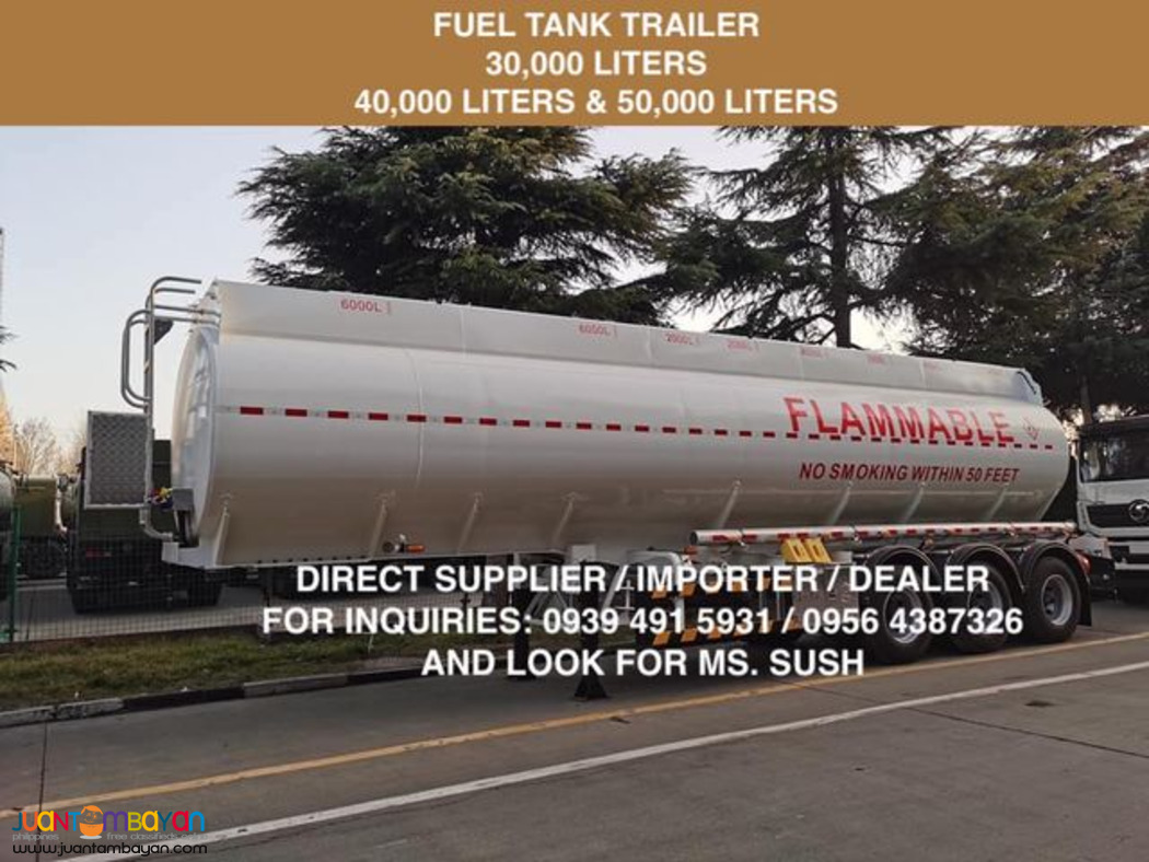 TRI- AXLE 30,000 LITERS FUEL TANK TRAILER FOR SALE