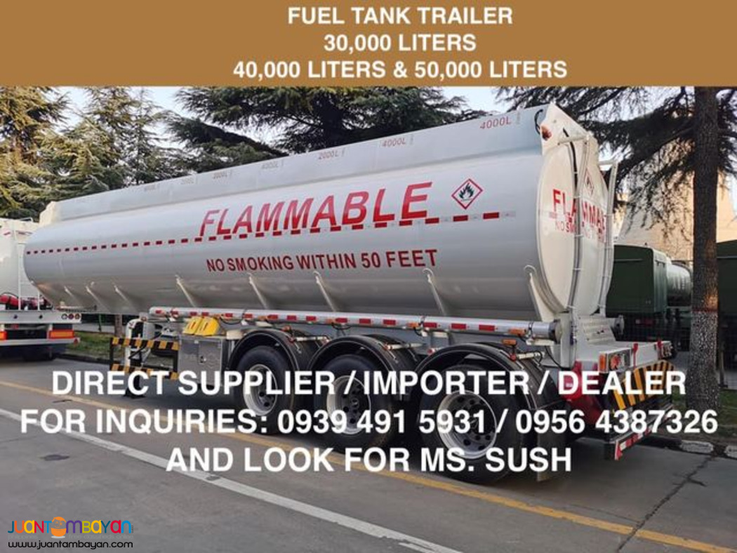 TRI- AXLE 30,000 LITERS FUEL TANK TRAILER FOR SALE