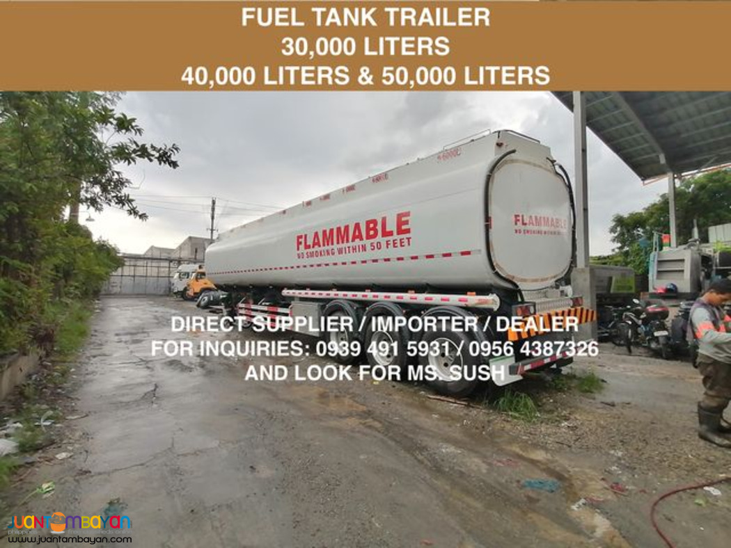 TRI- AXLE 30,000 LITERS FUEL TANK TRAILER FOR SALE