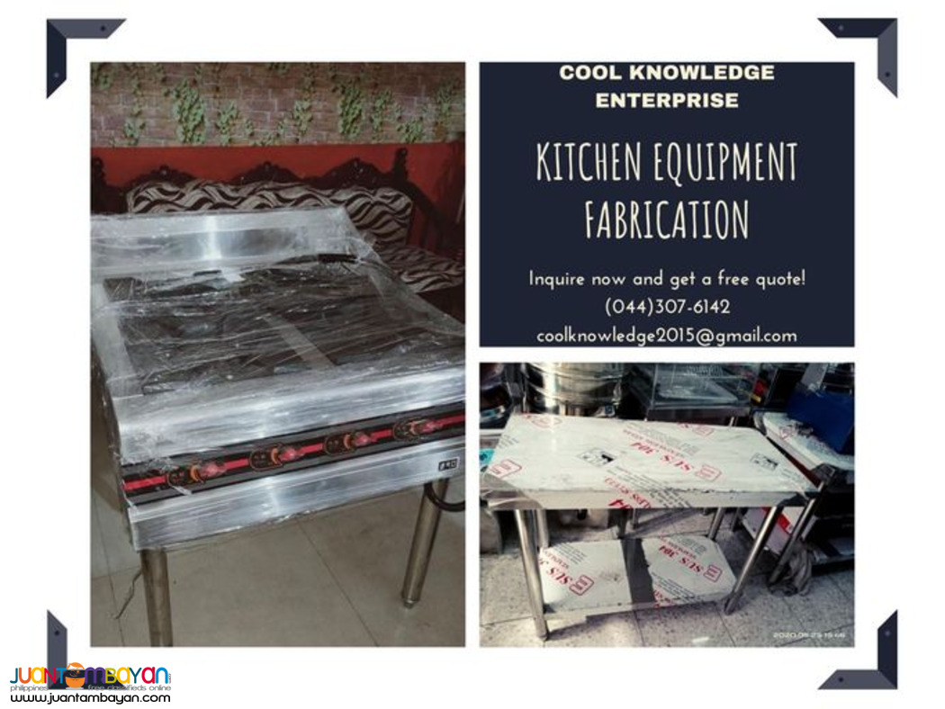 CKE Bulacan -- Kitchen Equipment Fabrication