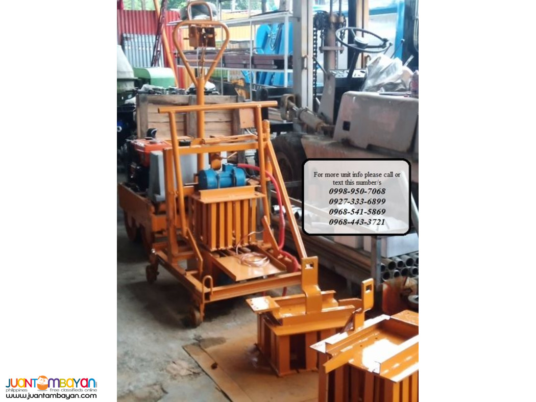 91721. Portable Hollow block Making Machine