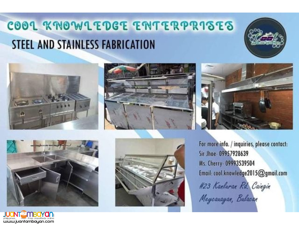 CKE Bulacan -- We do Fabrication of Kitchen Equipment**