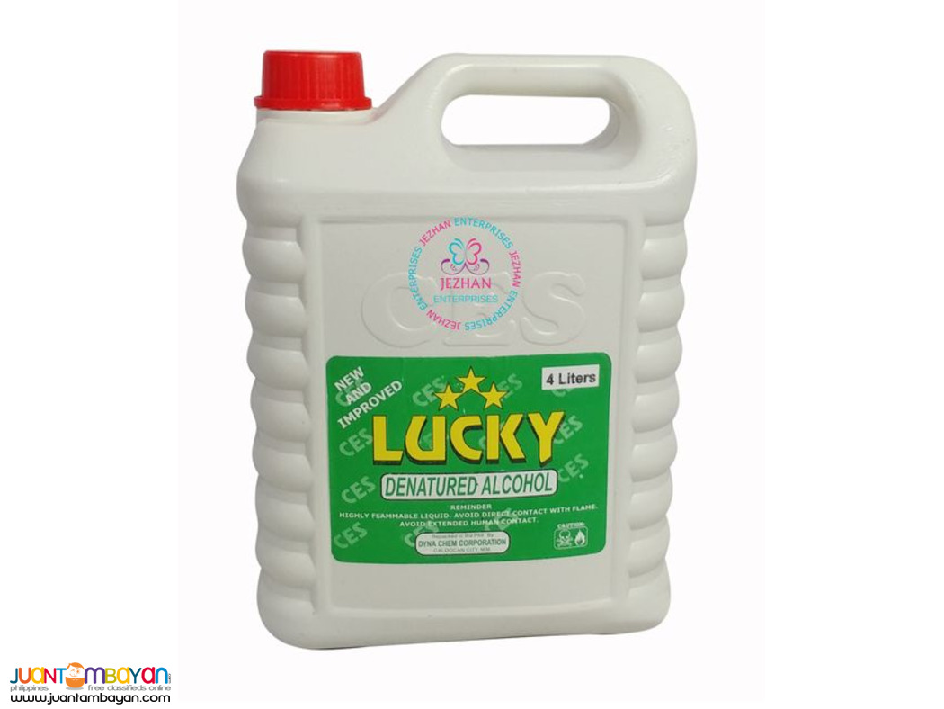 Denatured Alcohol 4 Liters - Gallon Lucky