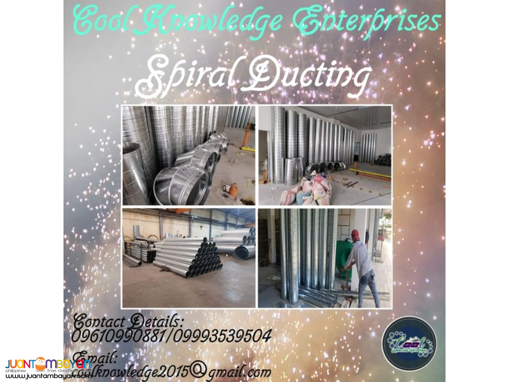 Spiral Ducting Supplies with Works