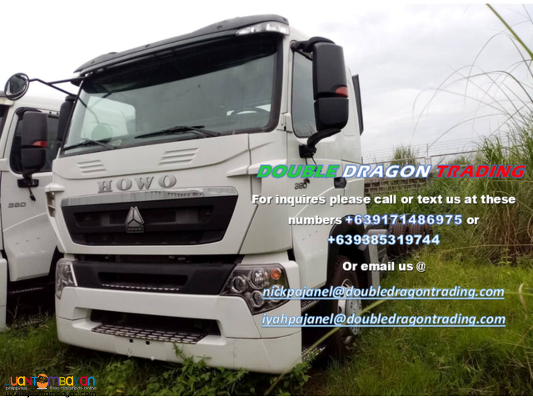 SINOTRUK HOWO A7 6X4 CAB AND CHASSIS 380HP 6X4