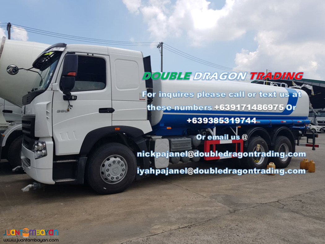 SINOTRUK HOWO A7 WATER TRUCK 20KL 380HP