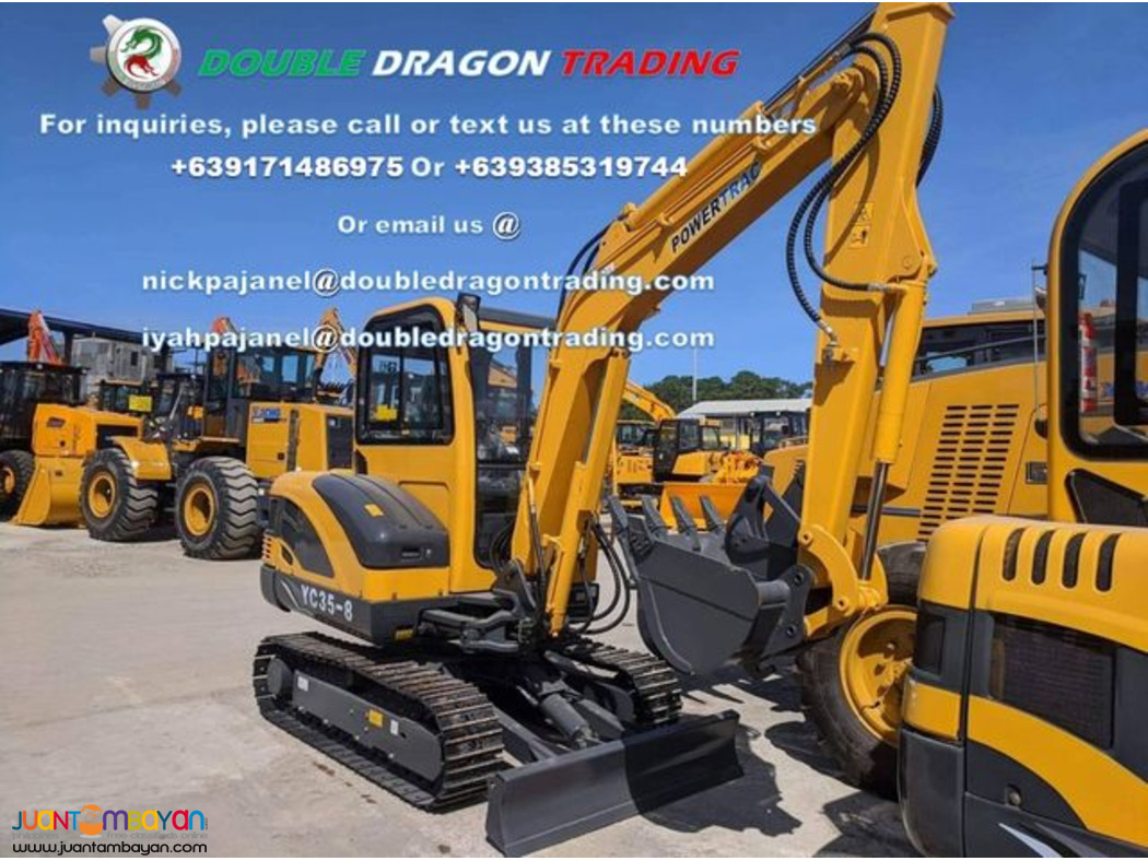 SINOMACH YC35-8 MINI EXCAVATOR YUCHAI, CHAIN TYPE, 0.15CBM