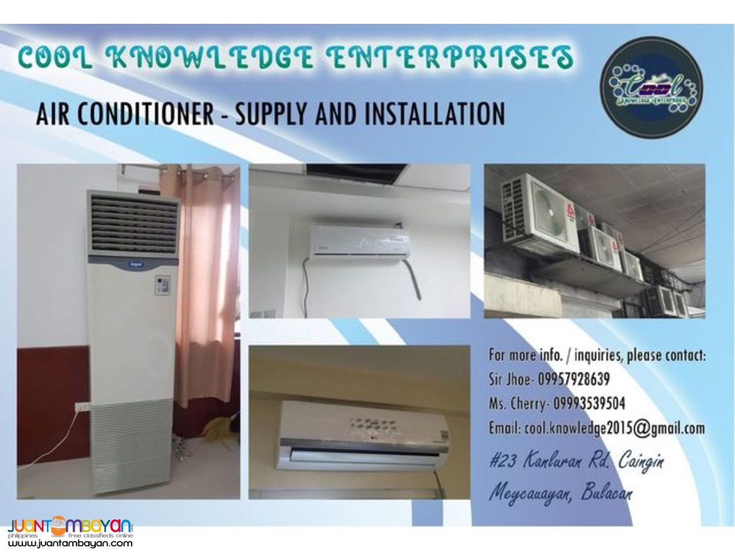 Bulacan Supplies and Installation for Air Conditioning System