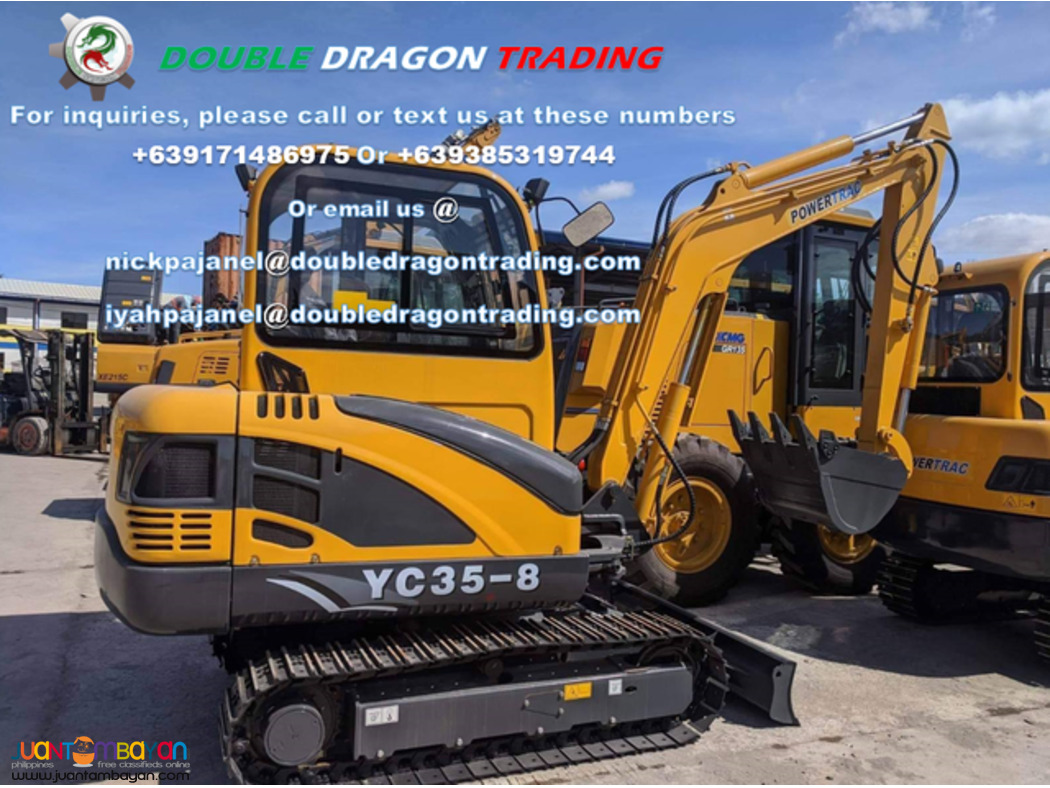 YUCHAI YC35-8 MINI EXCAVATOR 0.12M³ 