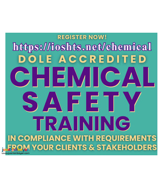 Chemical Safety Training DOLE Accredited Specialized Safety Training