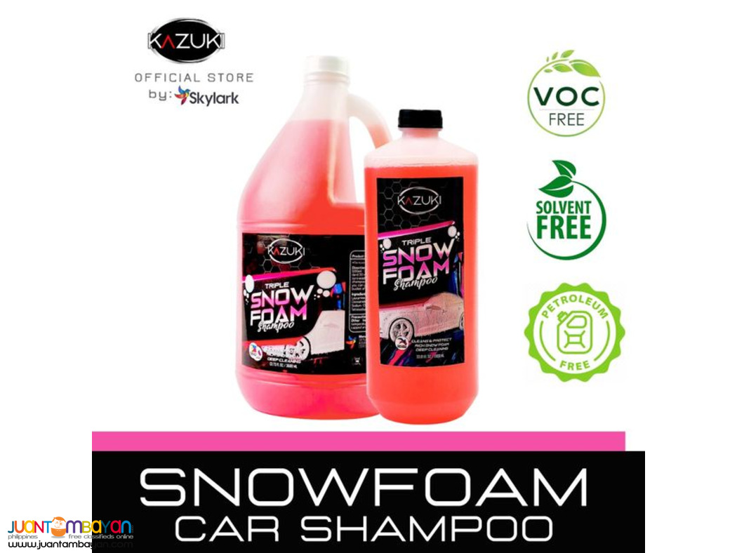 1 Gallon SNOW FOAM WASH & WAX TRIPLE FOAM CAR SHAMPOO