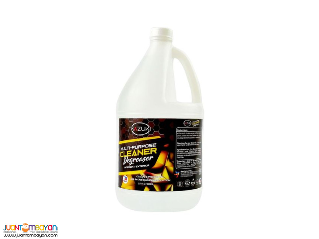 Kazuki 1 Gallon Interior Exterior Multipurpose Cleaner and Degreaser