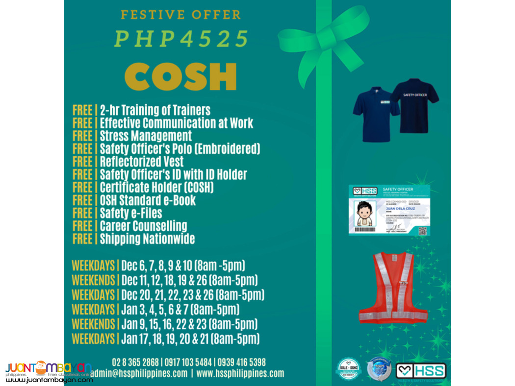 COSH Constructions Occupational Safety & Health Training for SO2