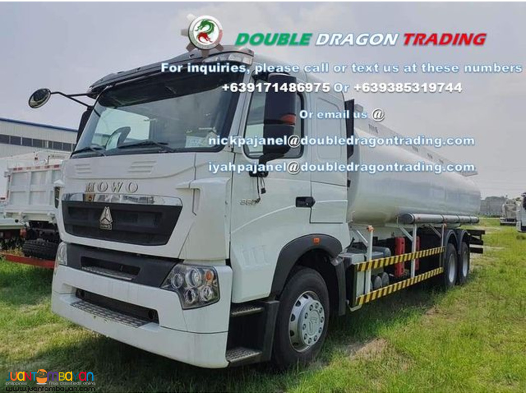 SINOTRUK HOWO A7 10-WHEELE FUEL TRUCK 380HP, 20KL