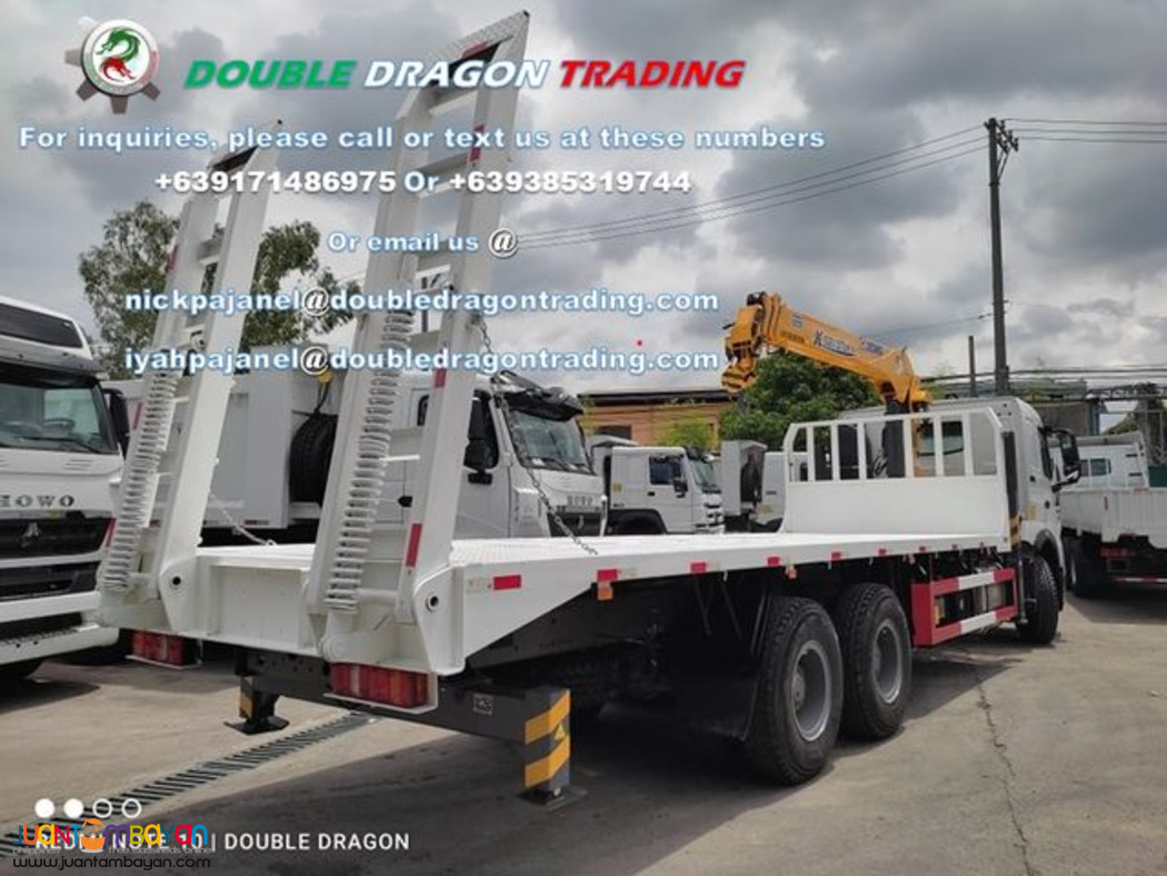 HOWO A7 SELF-LOADING TRUCK 10W, 6X4, EURO 4, W/ 5T, BOOM CAP. 22-T