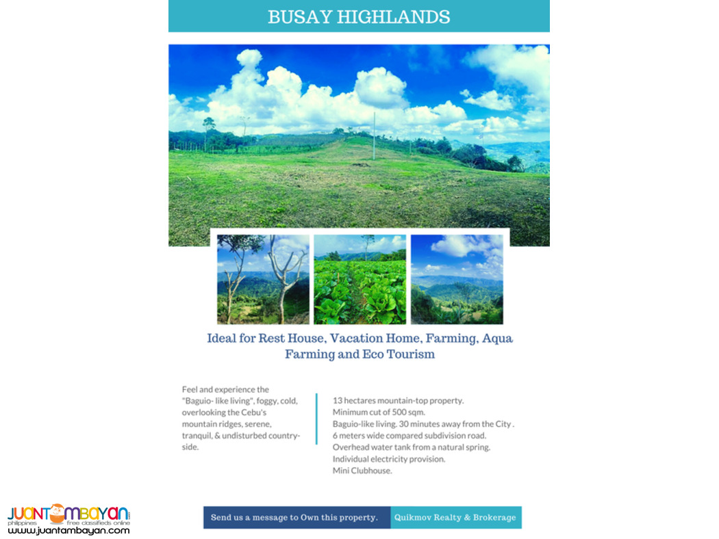 Busay Highlands Lot For Sale