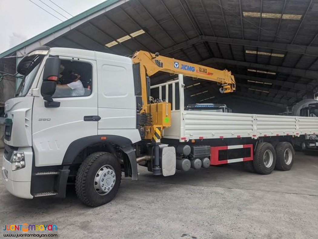 HOWO A7 6X4 BOOM TRUCK 6.3 TONS 