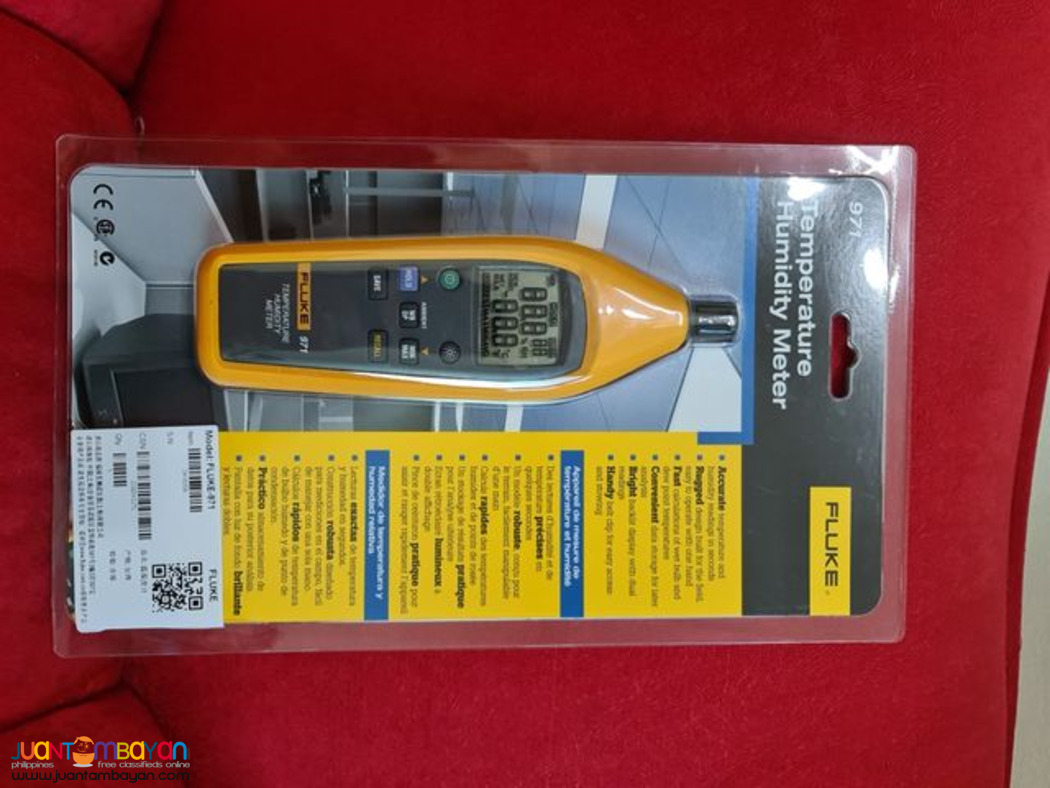 Fluke 971, Temperature Humidity Meter, Hygrometer, Dew Point Meter