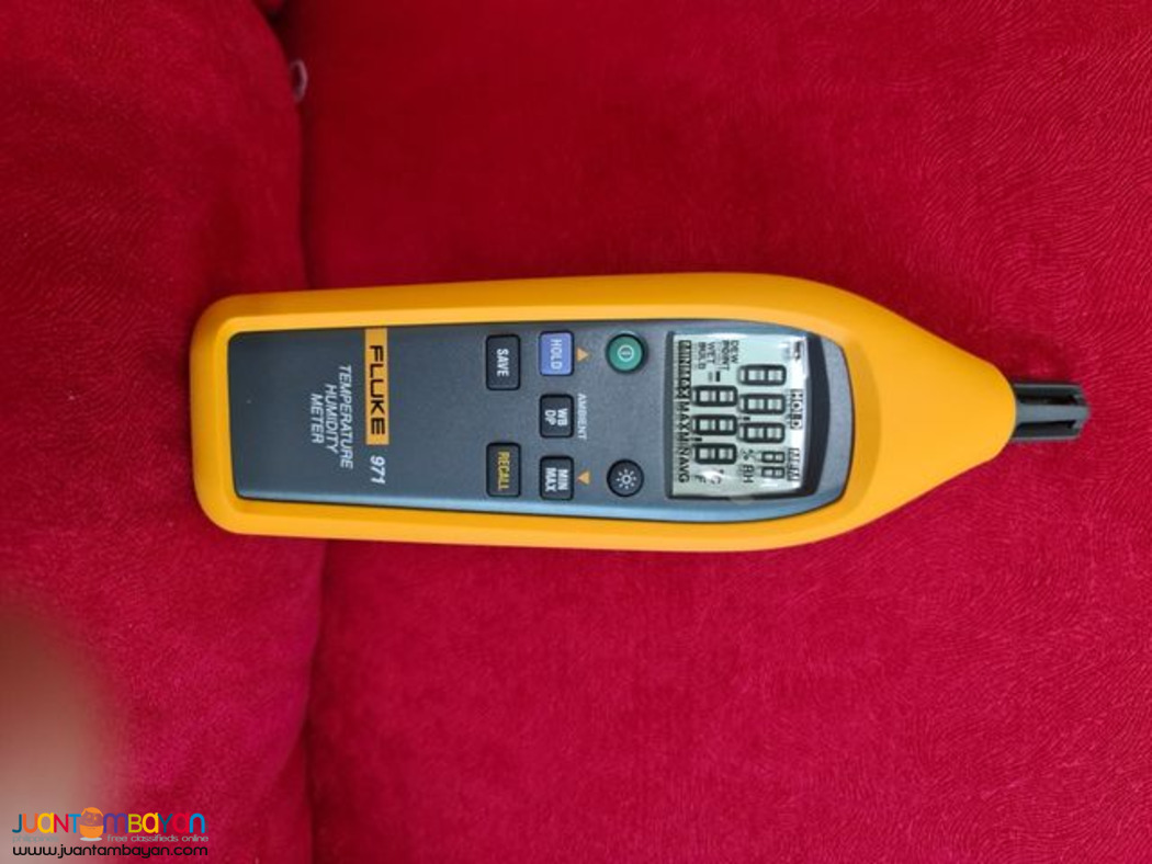 Fluke 971, Temperature Humidity Meter, Hygrometer, Dew Point Meter