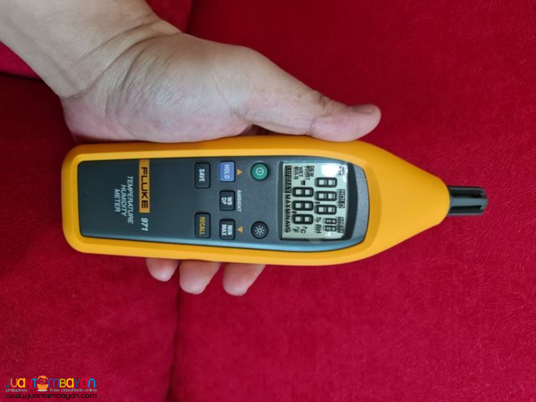 Fluke 971, Temperature Humidity Meter, Hygrometer, Dew Point Meter