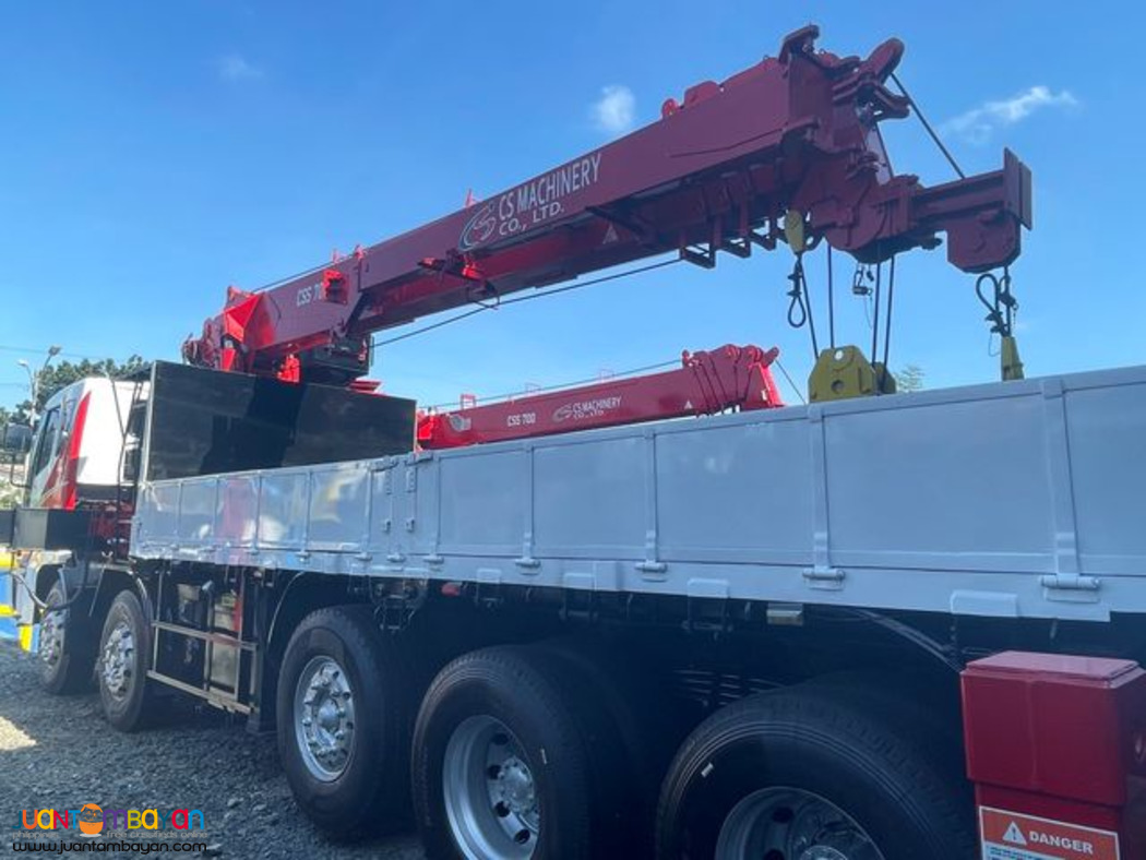 2019 Daewoo 19 tons boom truck/ cargo crane truck ~ css700 crane model