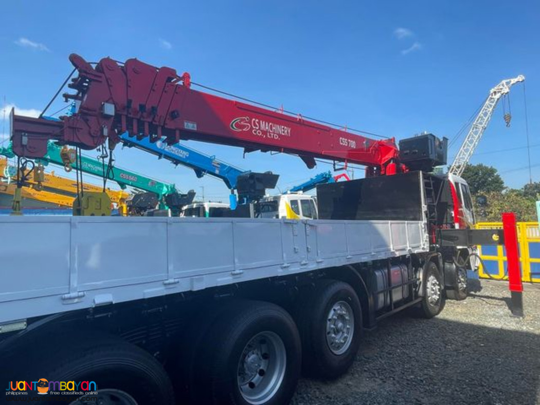 2019 Daewoo 19 tons boom truck/ cargo crane truck ~ css700 crane model