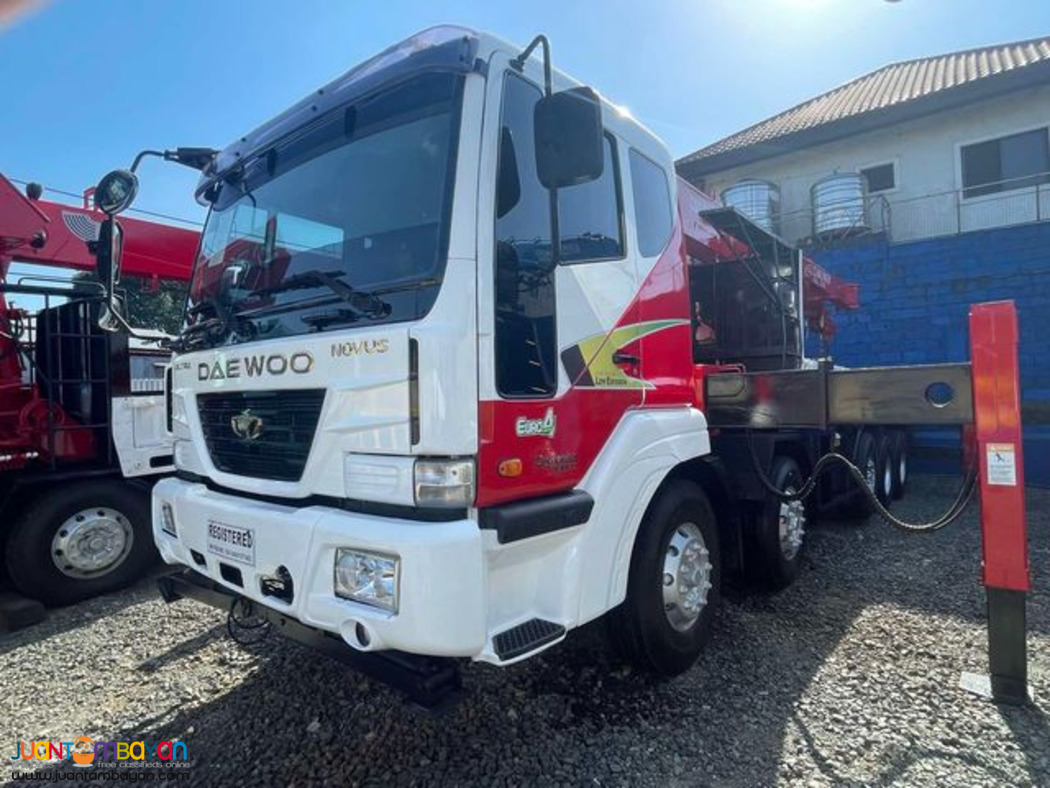 2019 Daewoo 19 tons boom truck/ cargo crane truck ~ css700 crane model