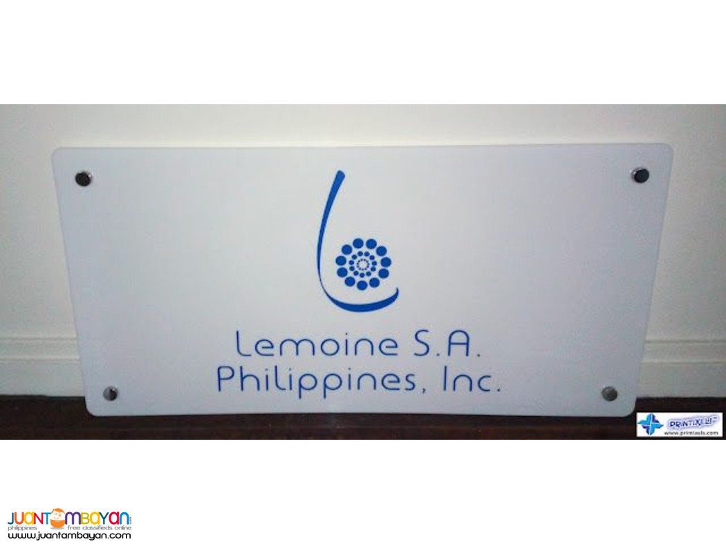 Acrylic Signage Making & Laser cutting Services Philippines