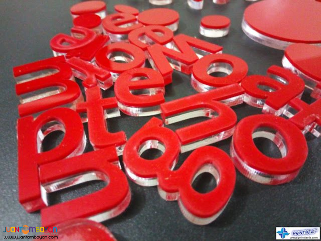 Acrylic Signage Making & Laser cutting Services Philippines