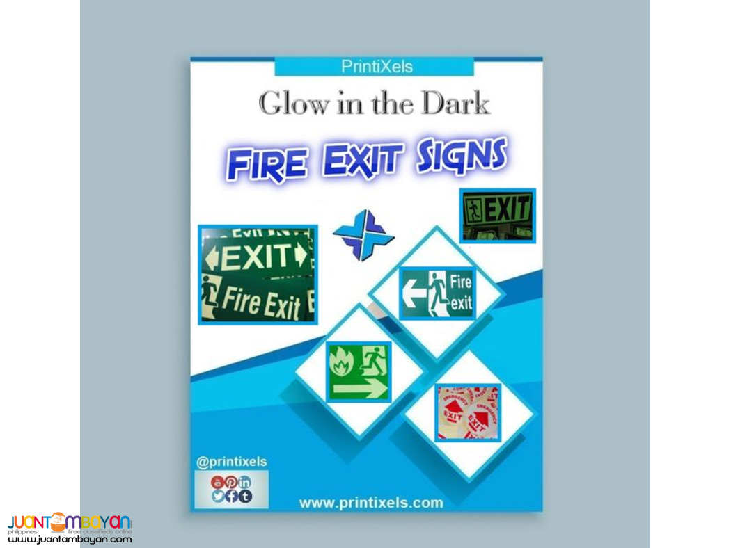 Glow in the Dark Fire Exit Signs Philippines