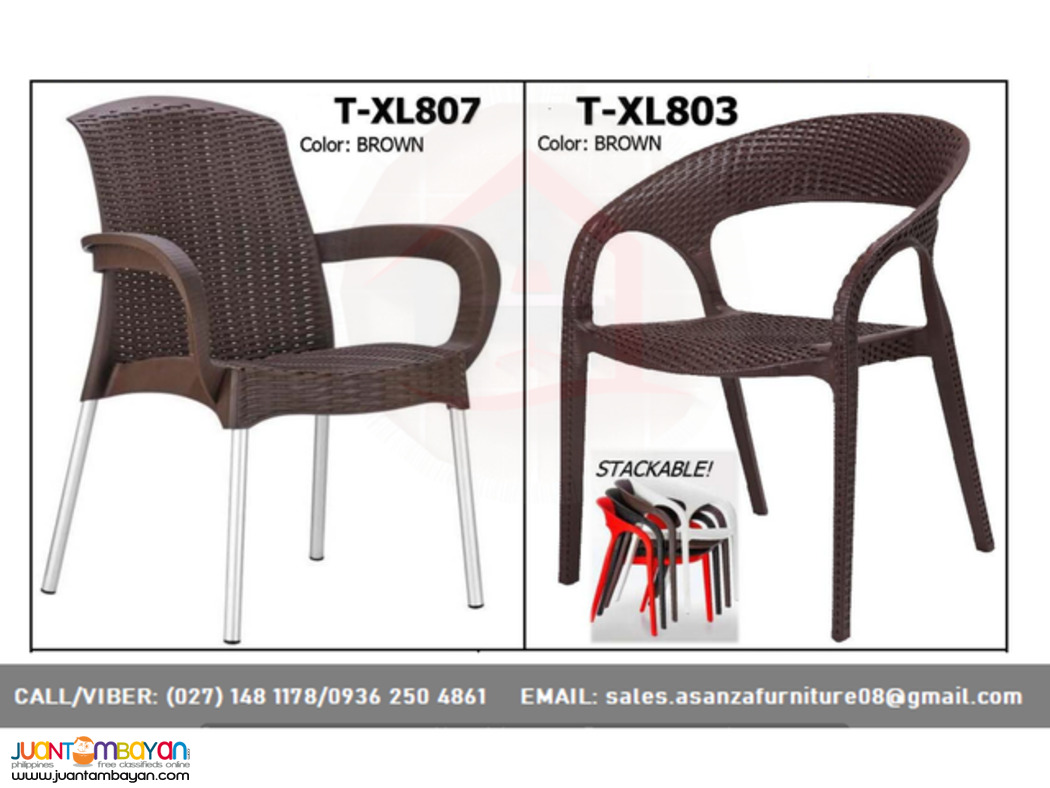 Plastic Rattan-Table & Chair Factory Price