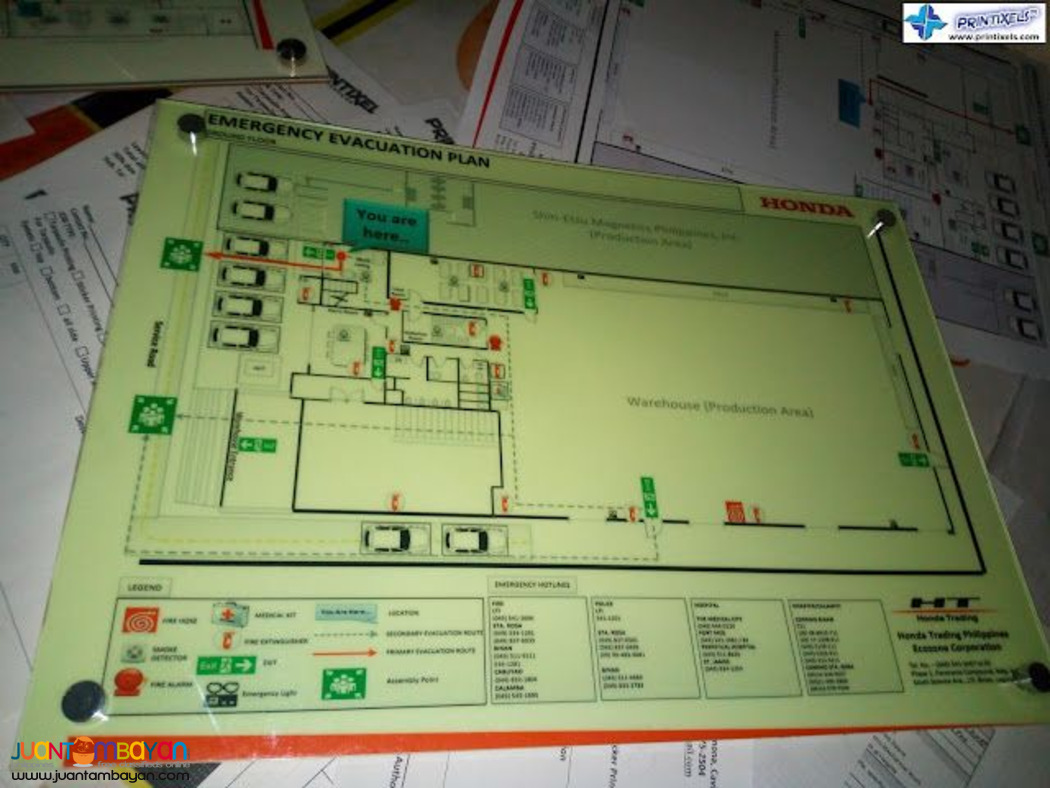 Glow in the Dark Emergency Evacuation Plans Philippines