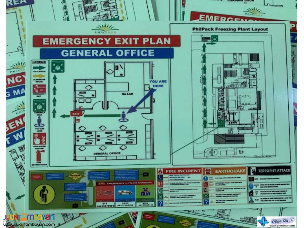 Glow in the Dark Emergency Evacuation Plans Philippines