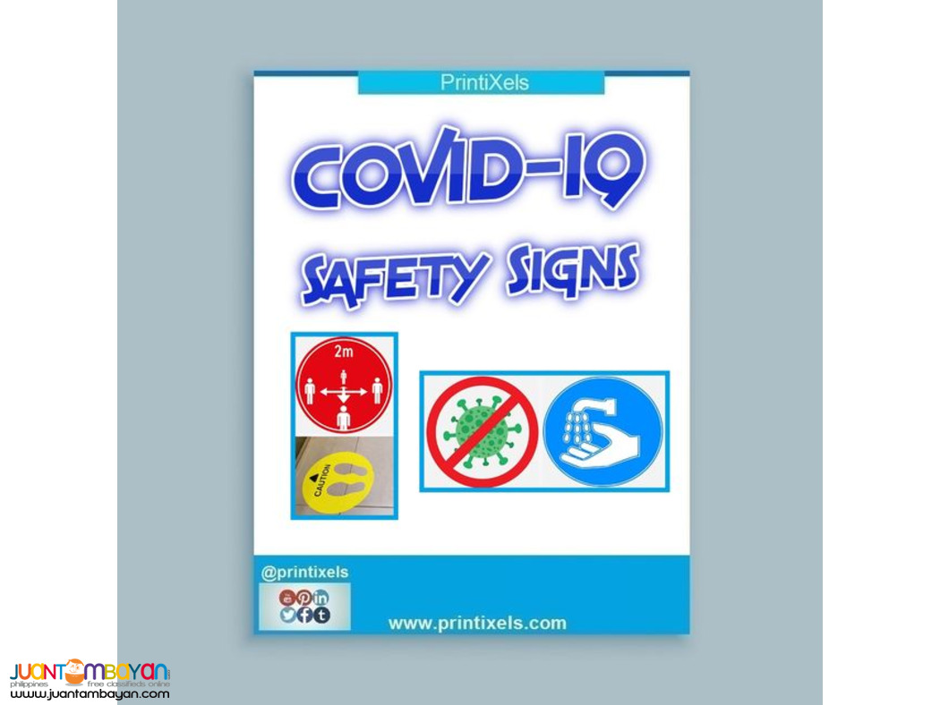 COVID-19 Safety Signs & Stickers Philippines