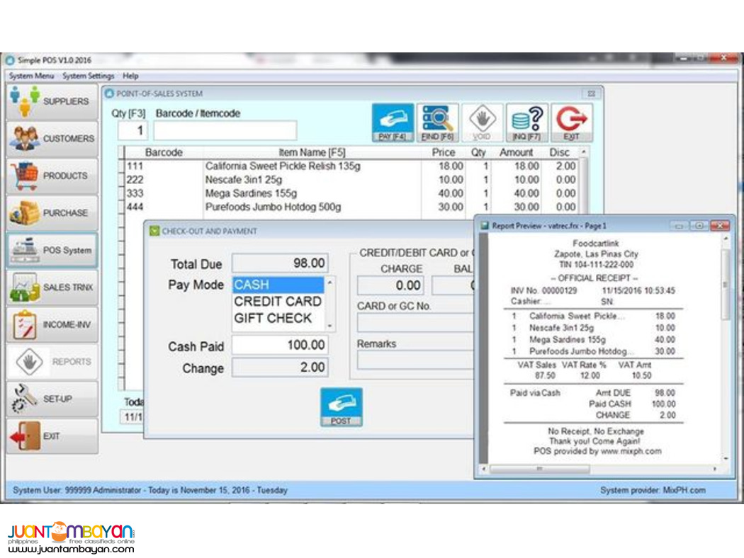 POS Point of Sale System