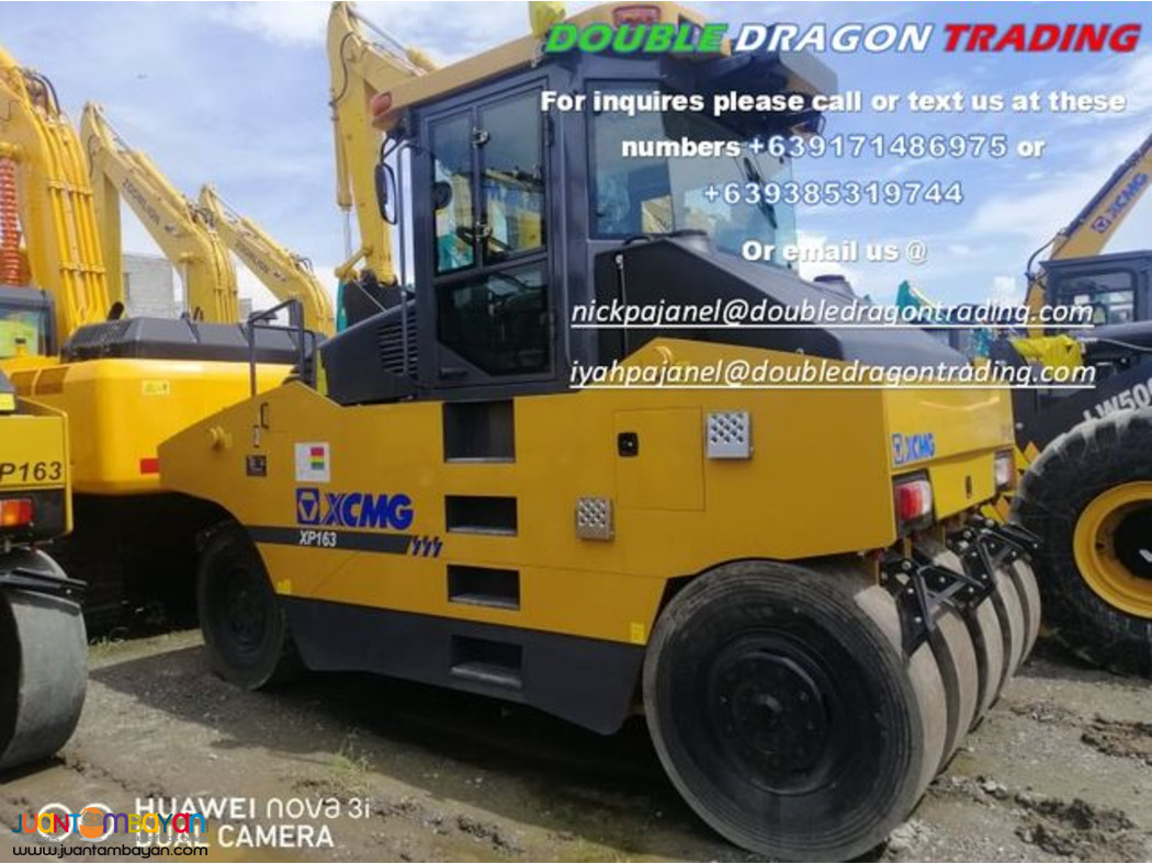 XCMG XP163 PNEUMATIC VIBRATORY ROLLER YUCHAI ENGINE 16TONS