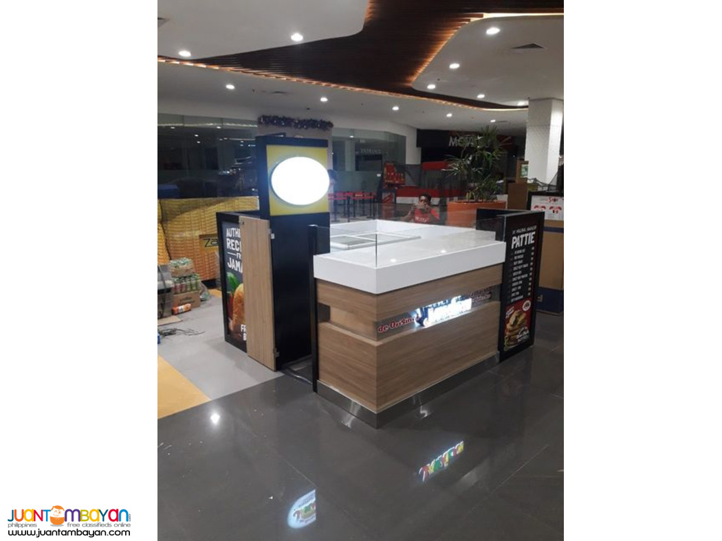 Mall Kiosk Design, Mall Cart Design, Food Booth Stall Design