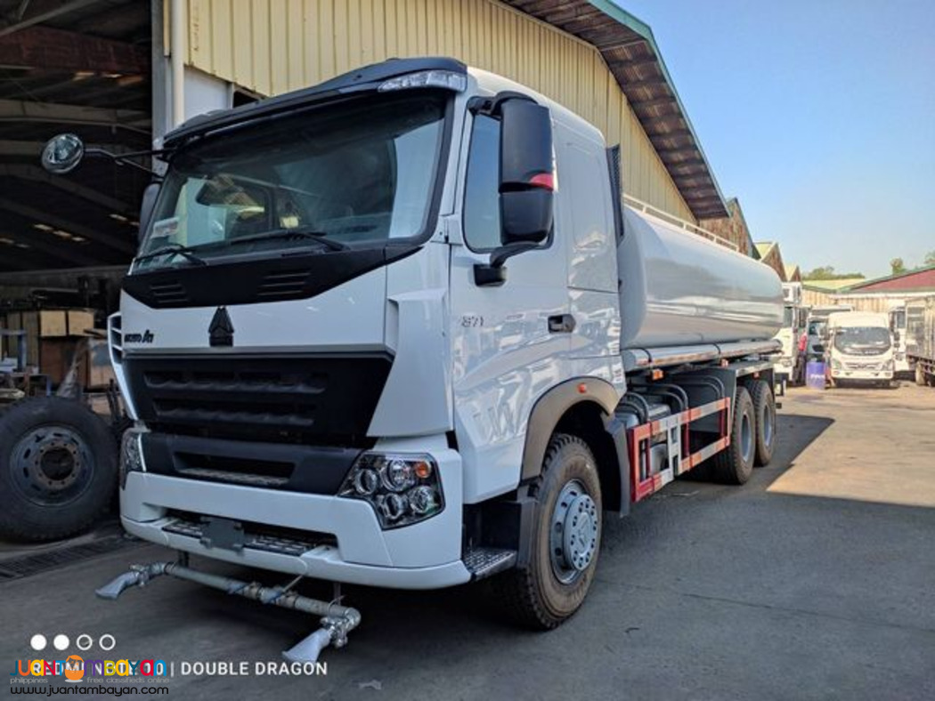 HOWO A7 WATER TRUCK 6X4, EURO 4, 380HP, 20K LITERS